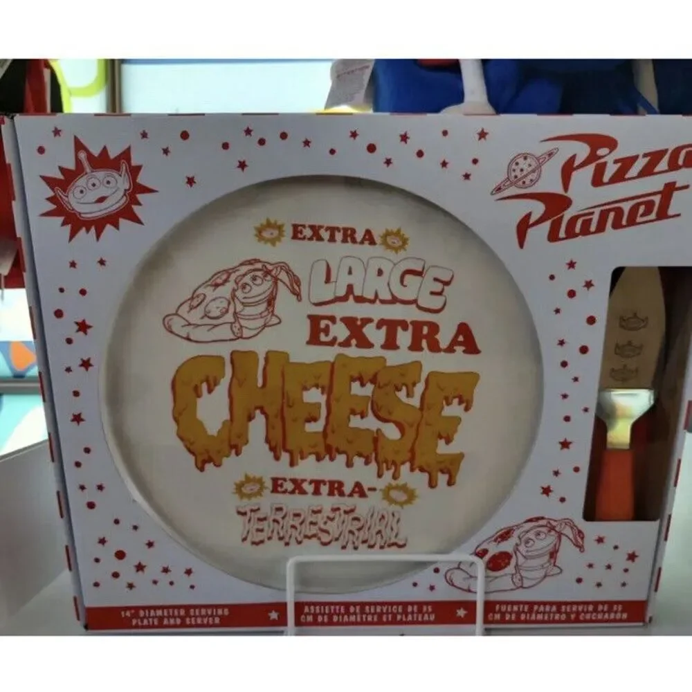 Disney‎ Parks Pizza Planet Serving Platter Plate Pixar Toy Story Aliens NEW